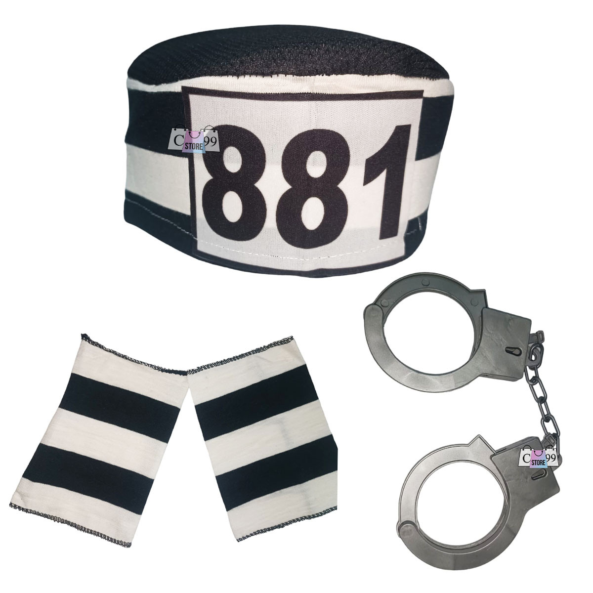 Kit De Accesorios Para Disfraz De Preso